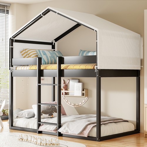 Twin over wood - twin, bed