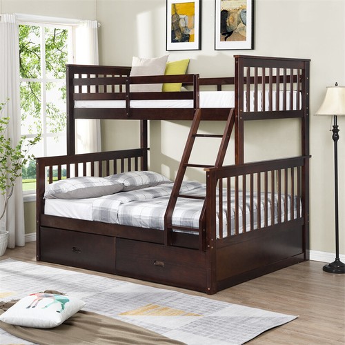 Twin over full bunk - over, bed