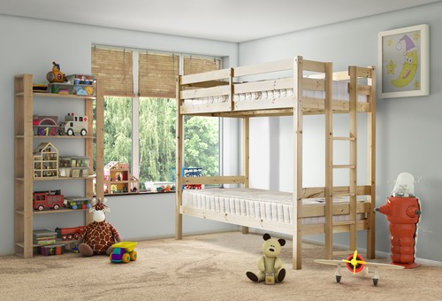 Bunkbed solid pine heavy duty - solid,