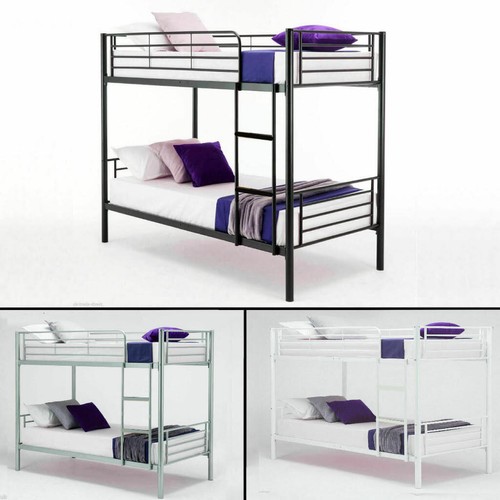 Metal single bunk bed - -,