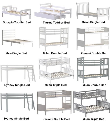 Kids bunk beds bed frame - kids,