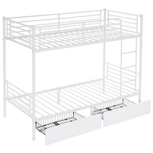 Twin over bunk bed - bunk, with