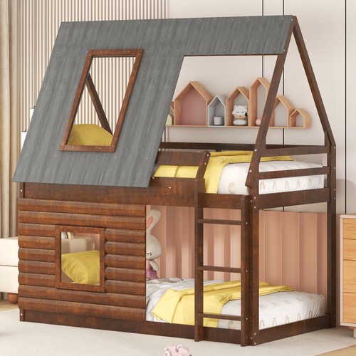 Twin over bunk bed - twin,