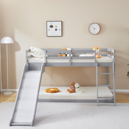 Bunk beds with slide solid - beds,