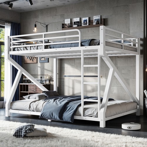 Queen over metal bunk - queen,