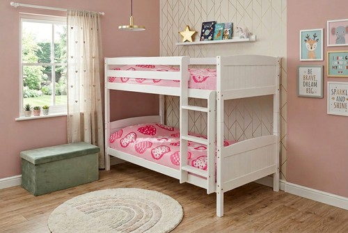 Wooden bunk bed kids - wooden,
