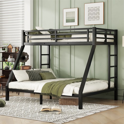 Metal twin over queen bunk - over,