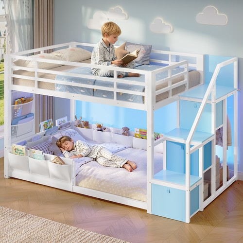 Low bunk bed - twin, twin
