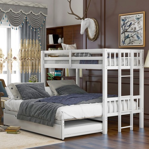 Wood twin over - twin,