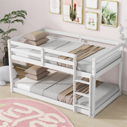 Wood twin over - wood, bunk