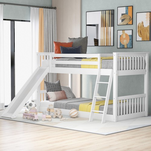 Solid wood over twin - solid, bunk