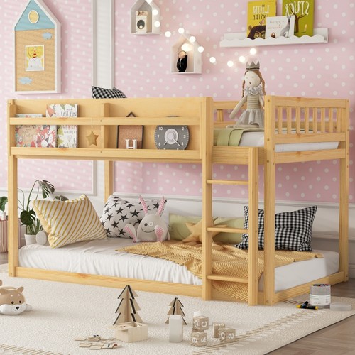 Low twin over bunk bed - twin, with