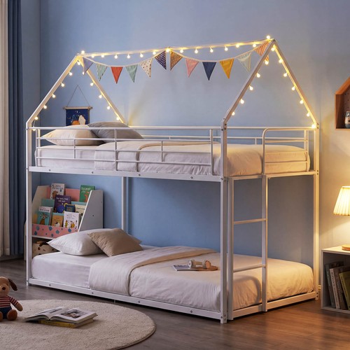 Twin over metal bunk - twin,