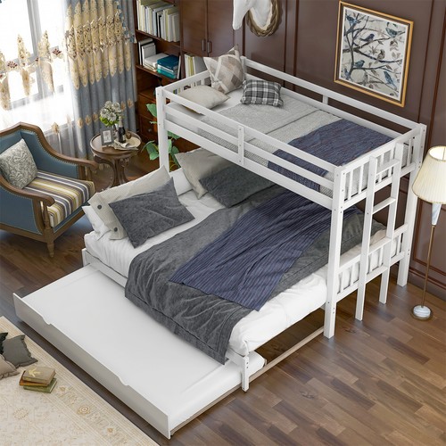 Beds wood frame twin - twin, over