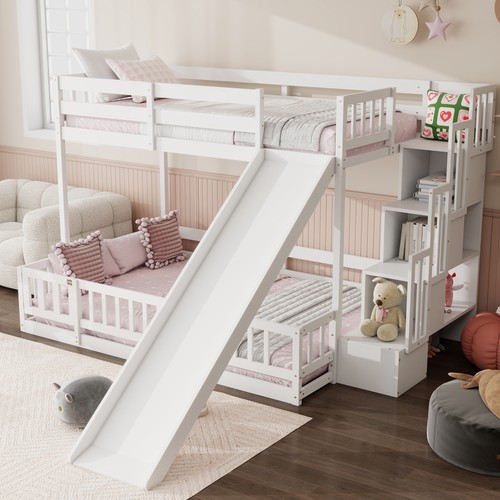 Twin over full bunk - bunk, bed