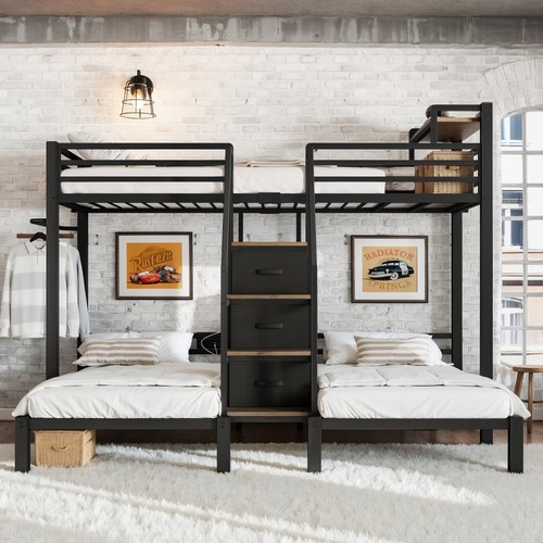 Triple bunk bed twin - bed, size